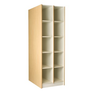 Medium Instrument Lockers w/o Doors - 10 Compartments (12 1/4" W x 37 7/8" D x 15" H)